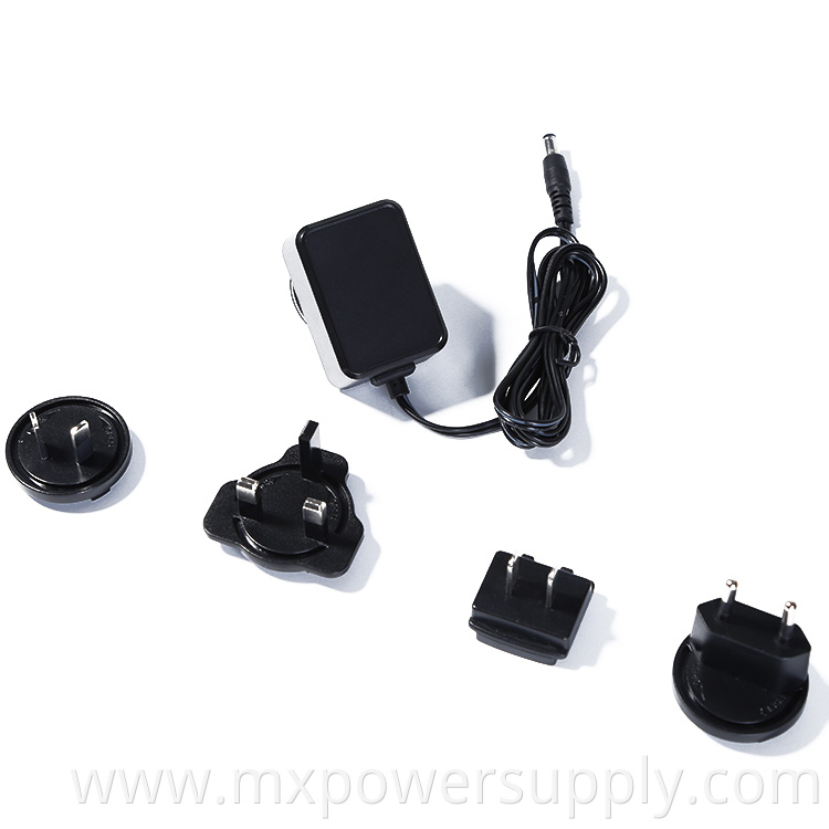 5V2A interchangeable power adapter charger